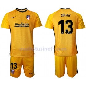 Maillot de Foot Atlético Madrid Jan Oblak 13 Gardien 2020-21 V002 - Enfant